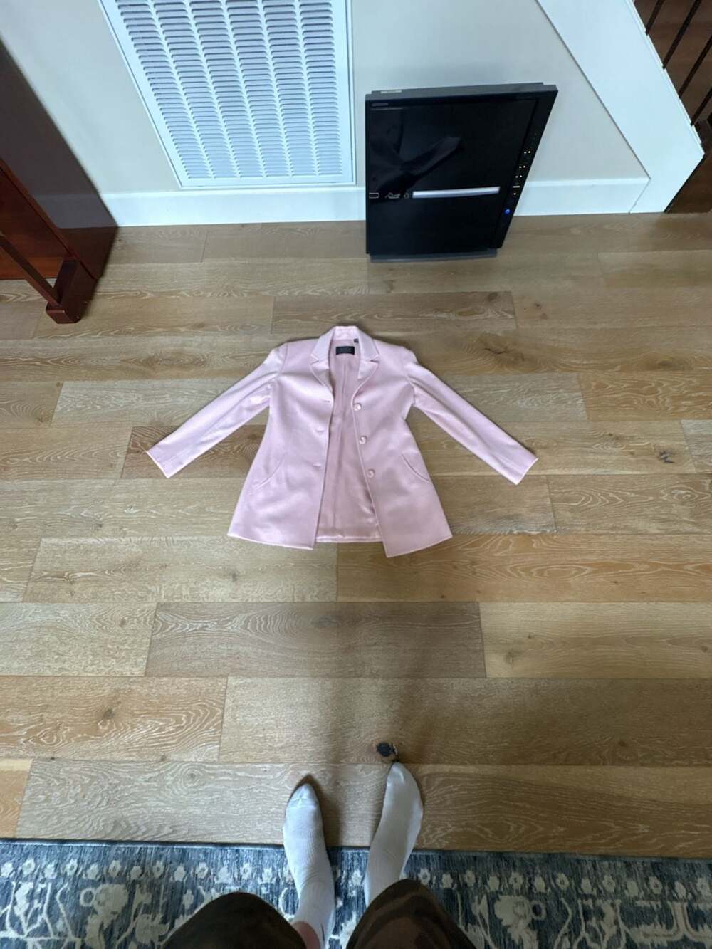 Dana Buchman Women's Pink Single-Breasted Blazer Jacket